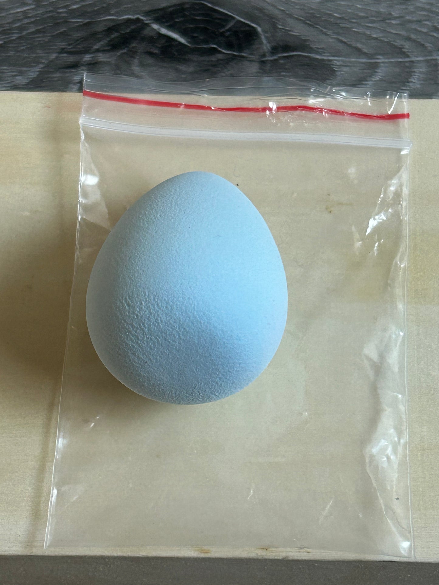 Baby blue sponge